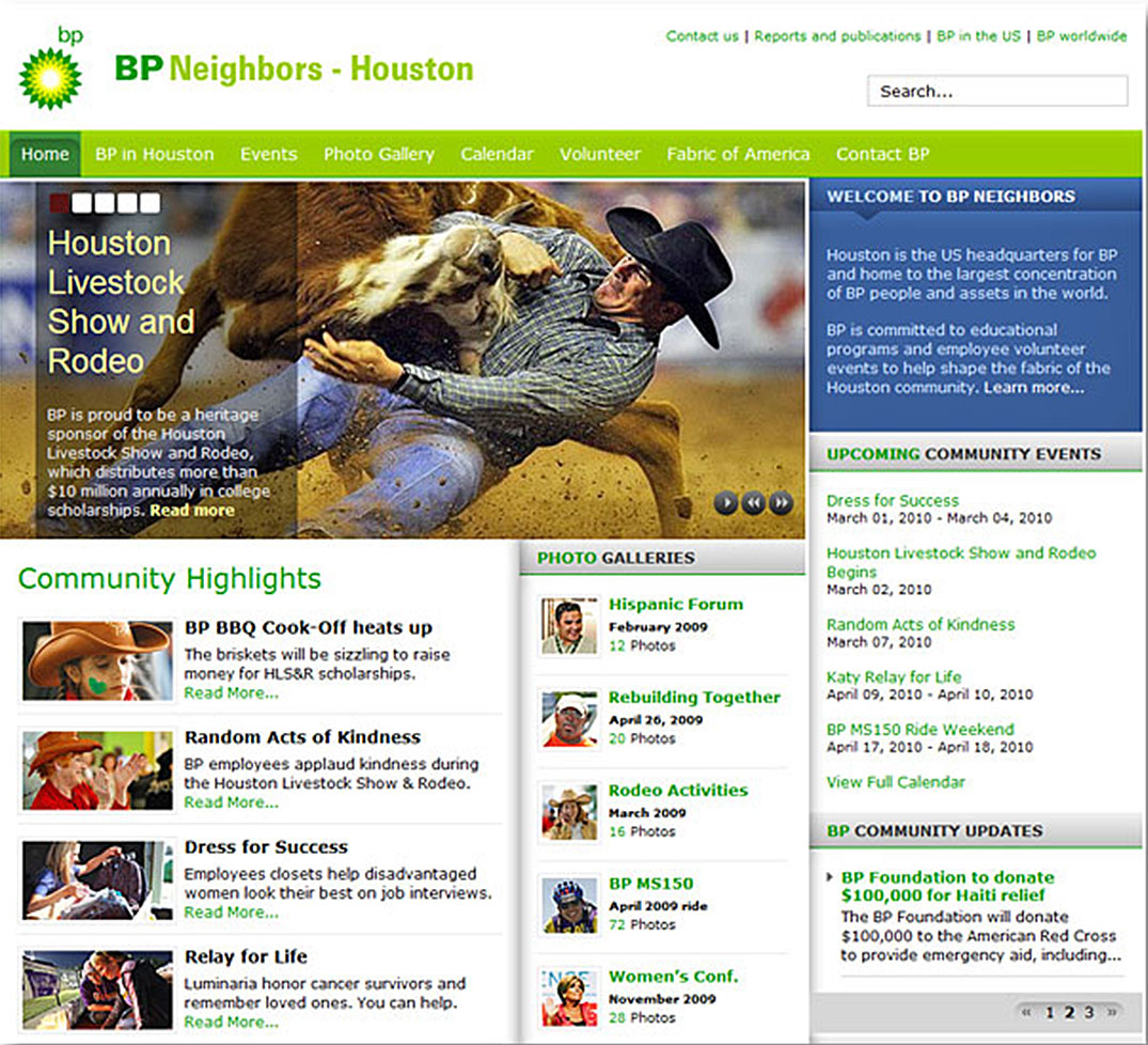 BP Neighbors website